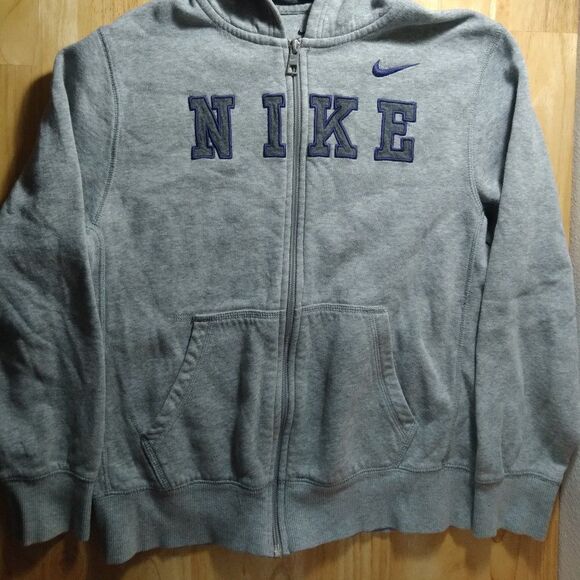 Nike Spell Out Logo Zipper hoodie Sweatshirt - Picture 2 of 9